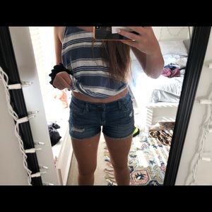 denim shorts target